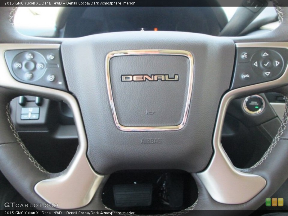 Denali Cocoa/Dark Atmosphere Interior Controls for the 2015 GMC Yukon XL Denali 4WD #92918314