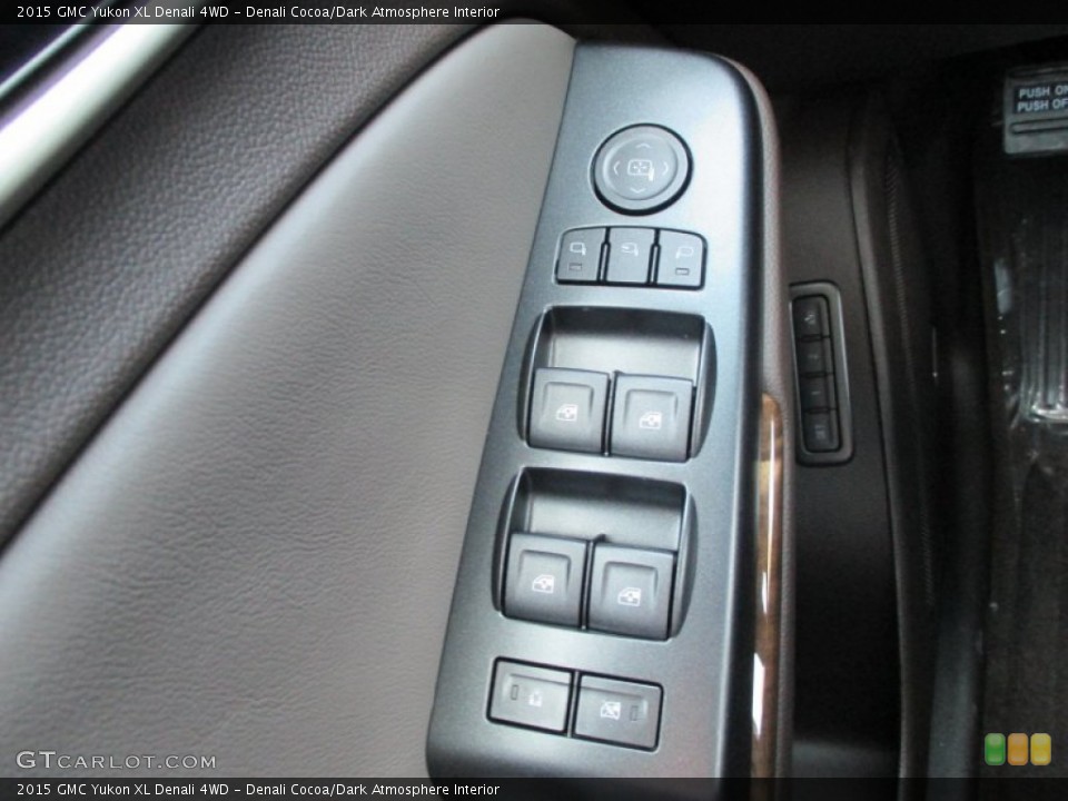 Denali Cocoa/Dark Atmosphere Interior Controls for the 2015 GMC Yukon XL Denali 4WD #92918386