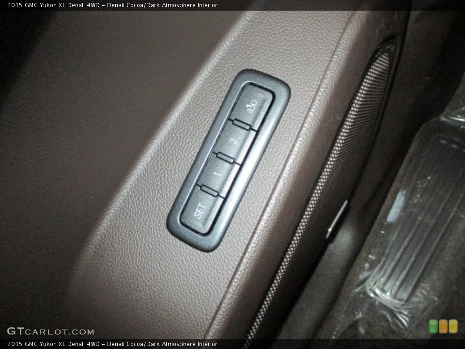 Denali Cocoa/Dark Atmosphere Interior Controls for the 2015 GMC Yukon XL Denali 4WD #92918398