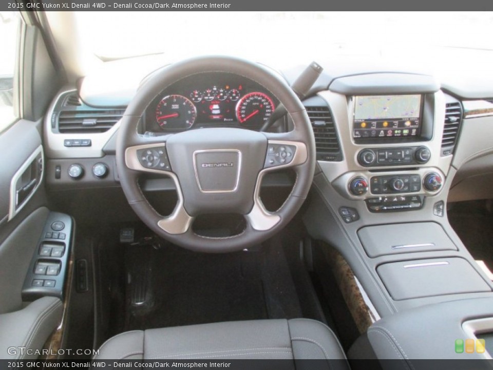 Denali Cocoa/Dark Atmosphere Interior Dashboard for the 2015 GMC Yukon XL Denali 4WD #92918500