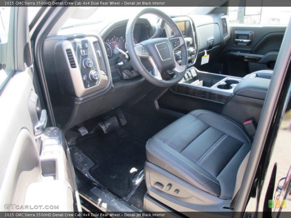 Denali Jet Black Interior Prime Interior for the 2015 GMC Sierra 3500HD Denali Crew Cab 4x4 Dual Rear Wheel #92919343