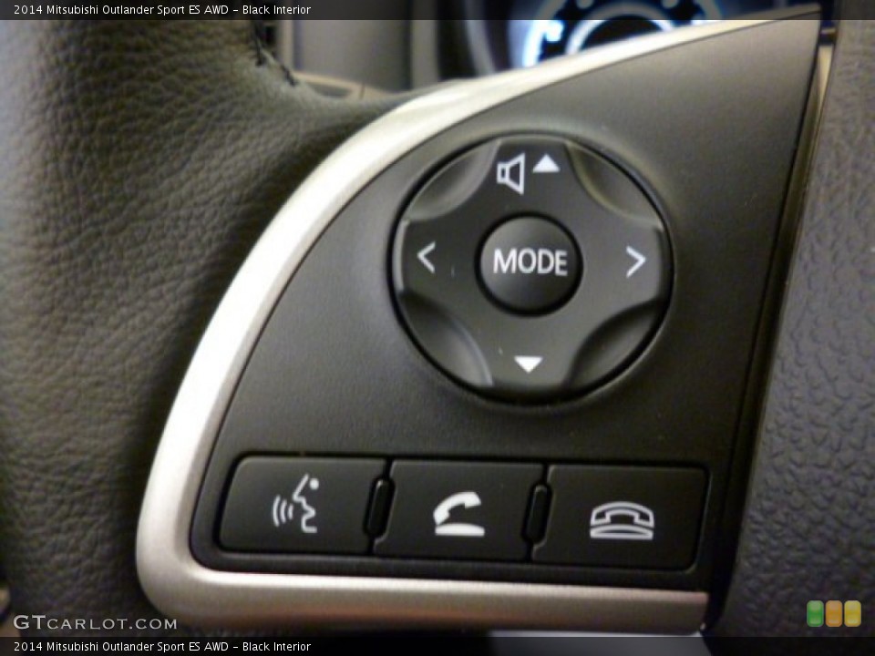 Black Interior Controls for the 2014 Mitsubishi Outlander Sport ES AWD #92920243