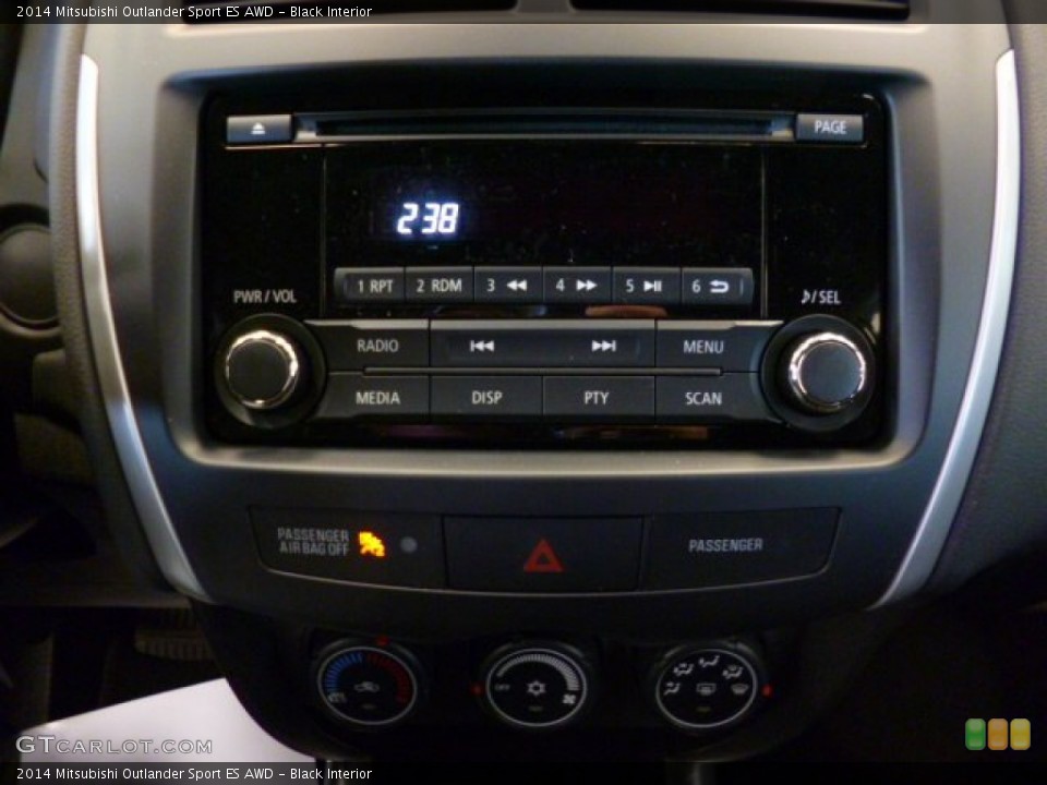 Black Interior Audio System for the 2014 Mitsubishi Outlander Sport ES AWD #92920273