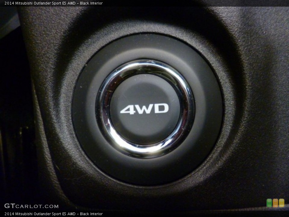 Black Interior Controls for the 2014 Mitsubishi Outlander Sport ES AWD #92920288