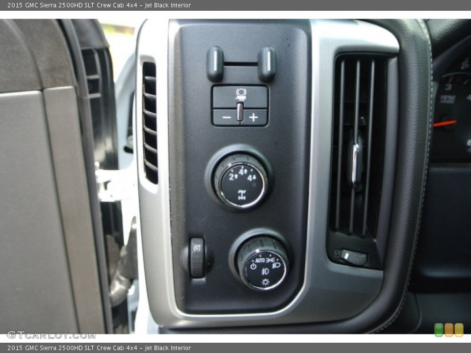 Jet Black Interior Controls for the 2015 GMC Sierra 2500HD SLT Crew Cab 4x4 #92920534