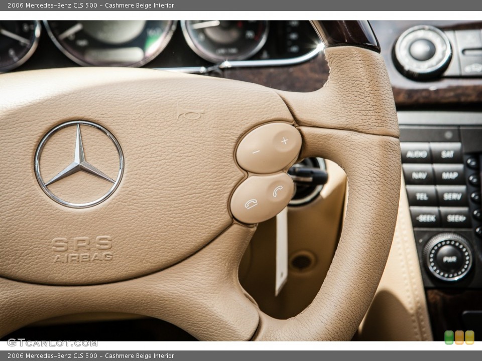 Cashmere Beige Interior Controls for the 2006 Mercedes-Benz CLS 500 #92921500