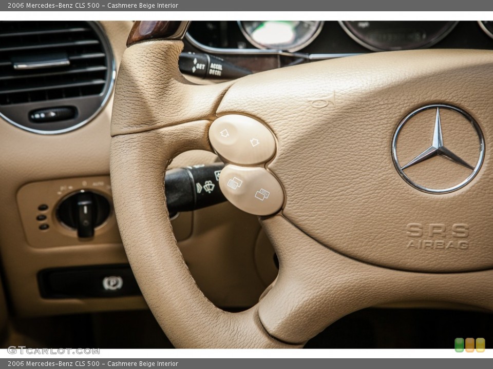 Cashmere Beige Interior Controls for the 2006 Mercedes-Benz CLS 500 #92921536