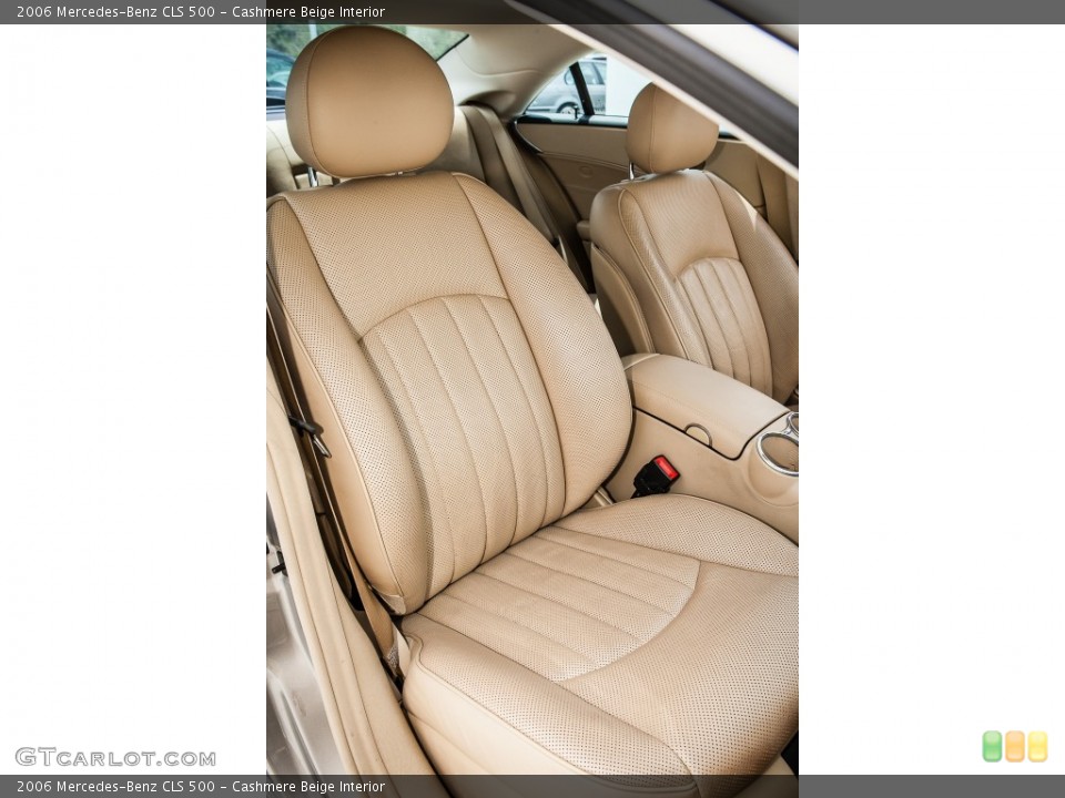 Cashmere Beige Interior Front Seat for the 2006 Mercedes-Benz CLS 500 #92921860