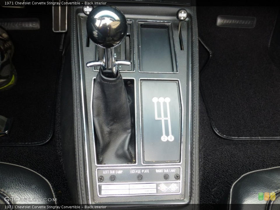 Black Interior Transmission for the 1971 Chevrolet Corvette Stingray Convertible #92931313