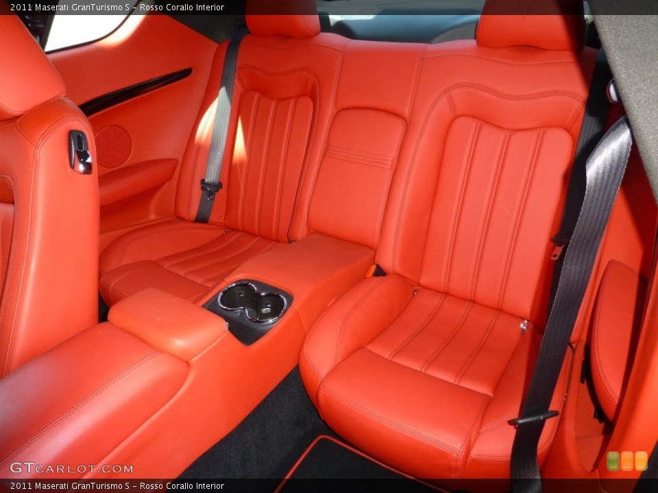 Rosso Corallo Interior Rear Seat for the 2011 Maserati GranTurismo S #92931832