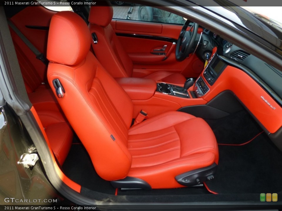 Rosso Corallo Interior Front Seat for the 2011 Maserati GranTurismo S #92931841