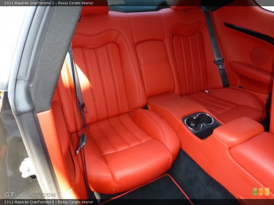 Rosso Corallo Interior Rear Seat for the 2011 Maserati GranTurismo S #92931856