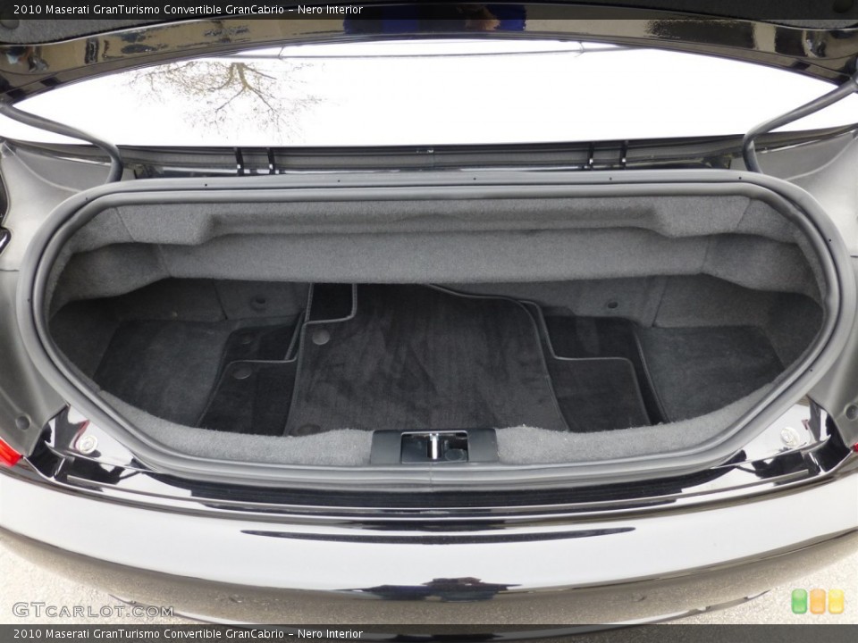 Nero Interior Trunk for the 2010 Maserati GranTurismo Convertible GranCabrio #92932018