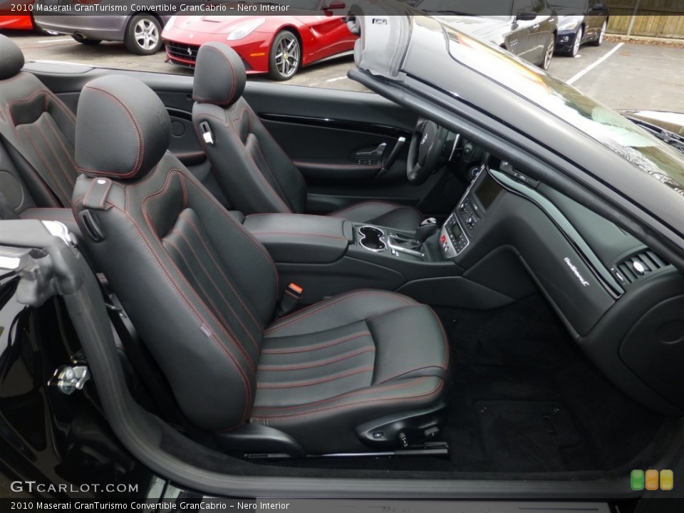 Nero Interior Front Seat for the 2010 Maserati GranTurismo Convertible GranCabrio #92932126