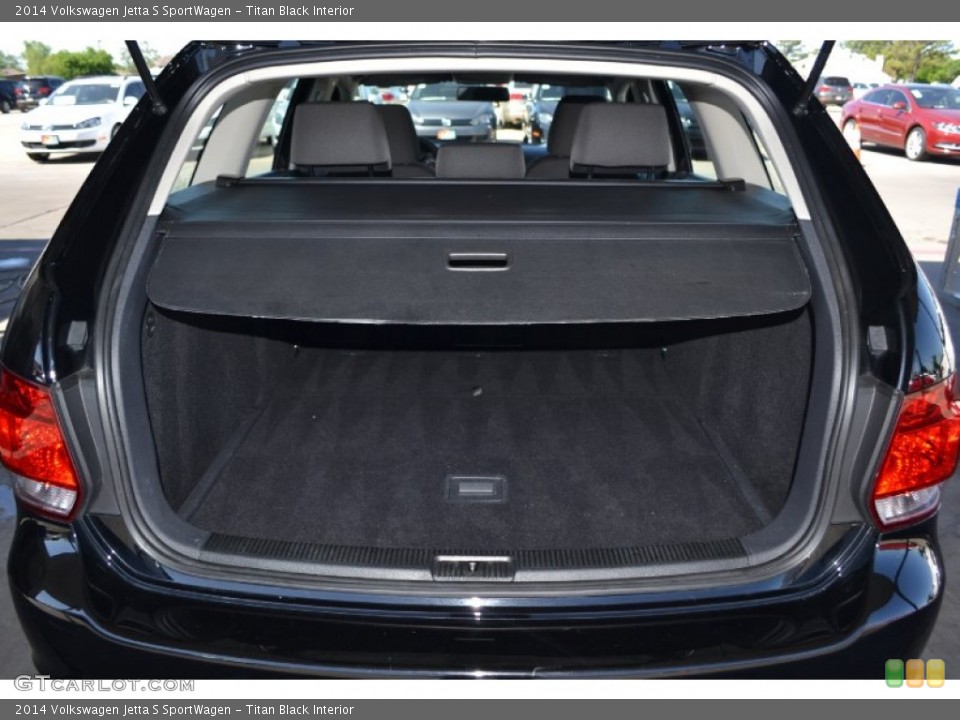 Titan Black Interior Trunk for the 2014 Volkswagen Jetta S SportWagen #92939322