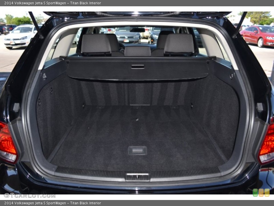 Titan Black Interior Trunk for the 2014 Volkswagen Jetta S SportWagen #92939325