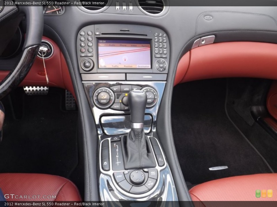 Red/Black Interior Transmission for the 2012 Mercedes-Benz SL 550 Roadster #92944574