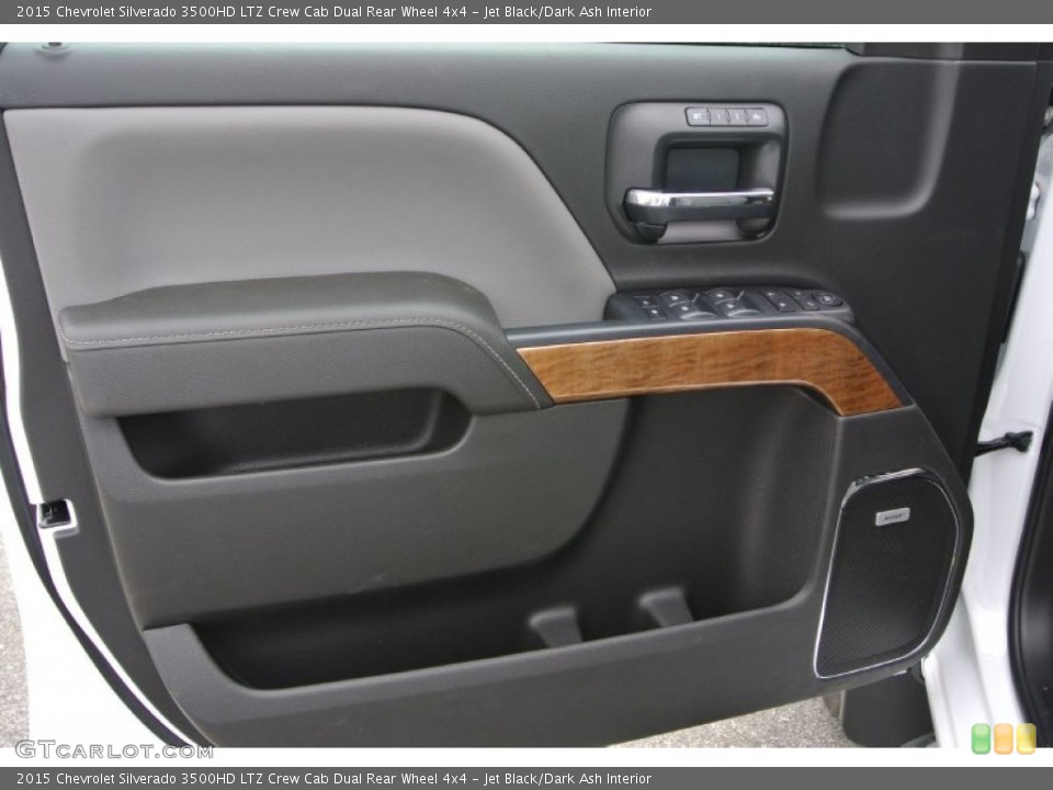Jet Black/Dark Ash Interior Door Panel for the 2015 Chevrolet Silverado 3500HD LTZ Crew Cab Dual Rear Wheel 4x4 #92960603