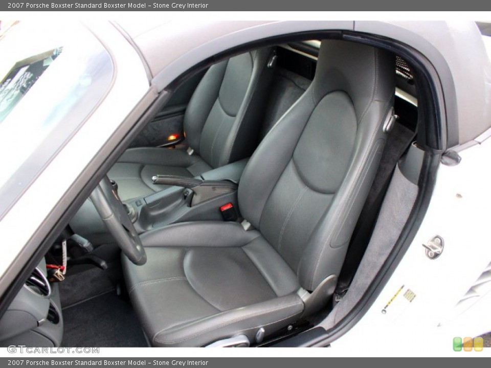 Stone Grey Interior Front Seat for the 2007 Porsche Boxster  #92964203