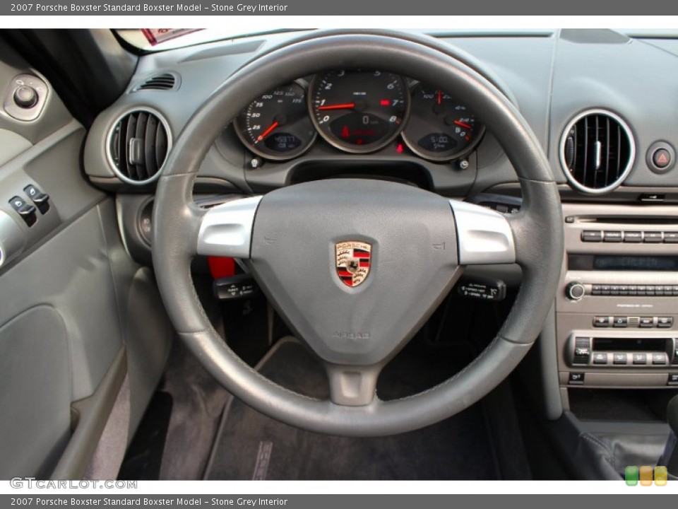 Stone Grey Interior Steering Wheel for the 2007 Porsche Boxster  #92964329