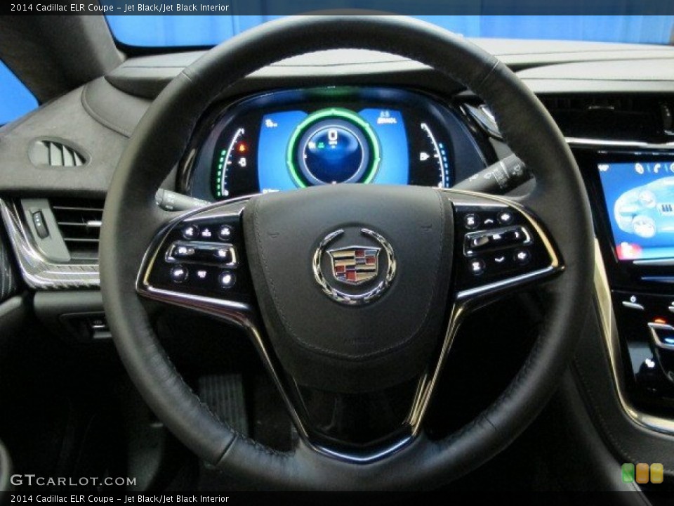 Jet Black/Jet Black Interior Steering Wheel for the 2014 Cadillac ELR Coupe #92965175