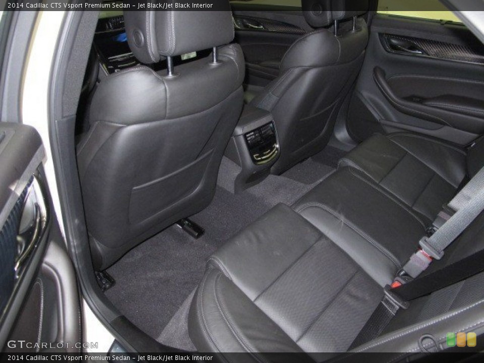 Jet Black/Jet Black Interior Rear Seat for the 2014 Cadillac CTS Vsport Premium Sedan #92966526