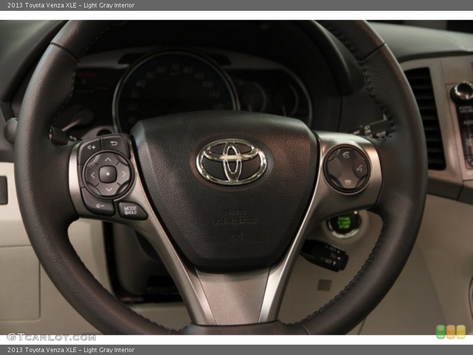 Light Gray Interior Steering Wheel for the 2013 Toyota Venza XLE #92966589