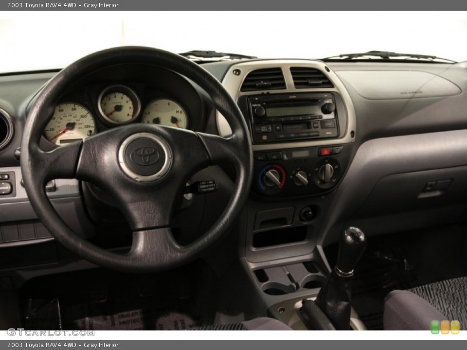 Gray Interior Dashboard for the 2003 Toyota RAV4 4WD #92967197
