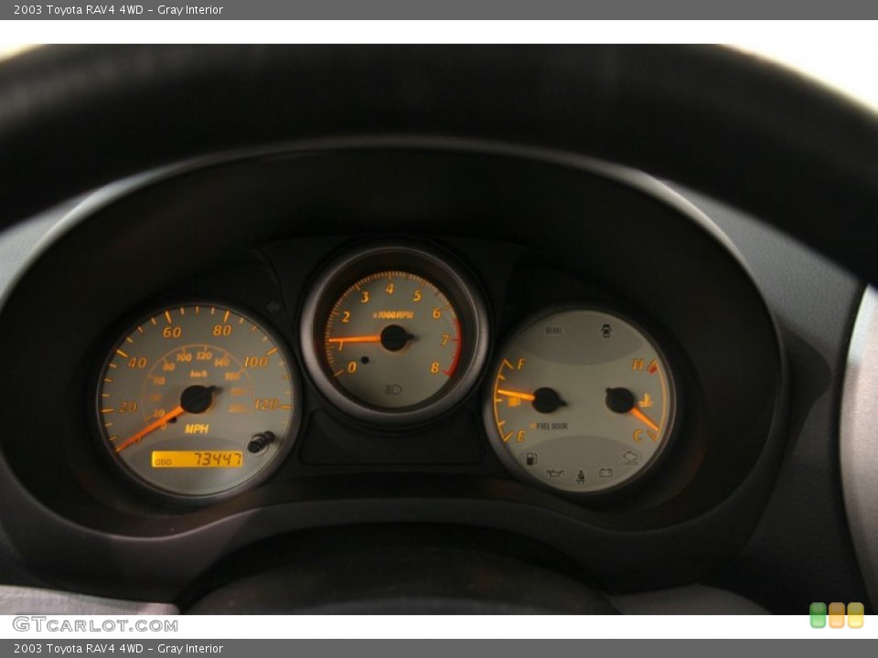 Gray Interior Gauges for the 2003 Toyota RAV4 4WD #92967224