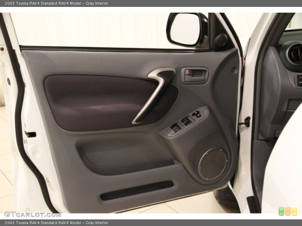 Gray Interior Door Panel for the 2003 Toyota RAV4  #92968958