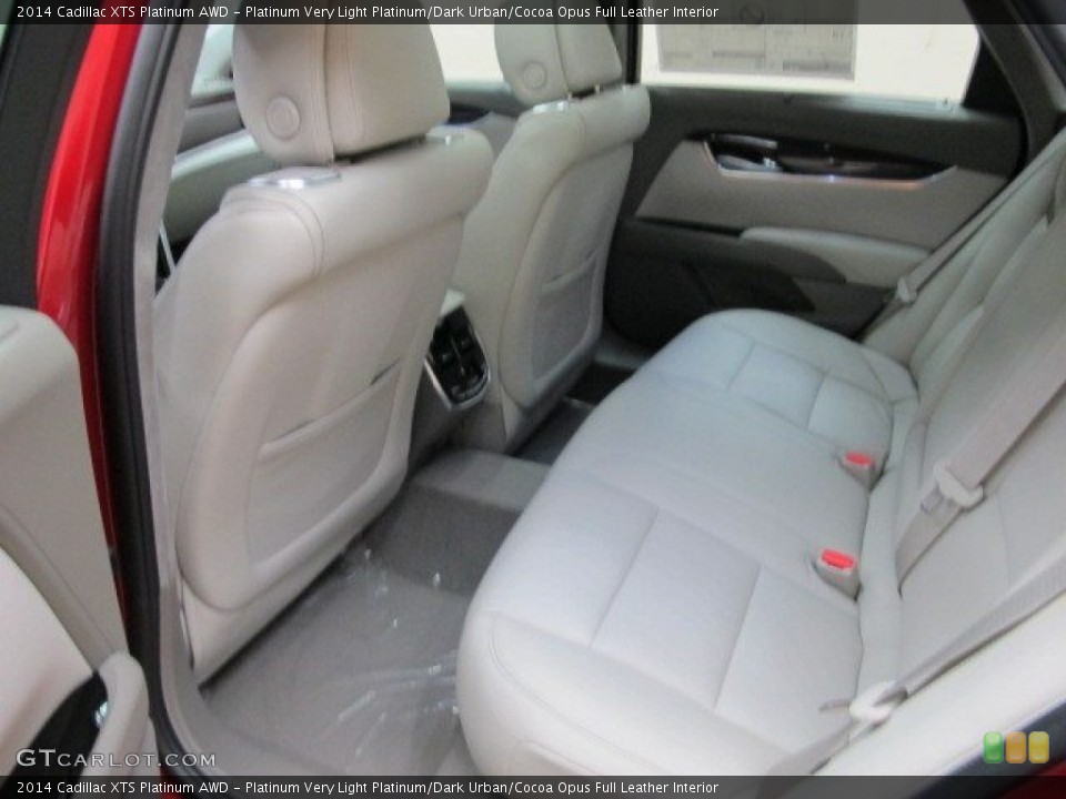 Platinum Very Light Platinum/Dark Urban/Cocoa Opus Full Leather Interior Rear Seat for the 2014 Cadillac XTS Platinum AWD #92970860