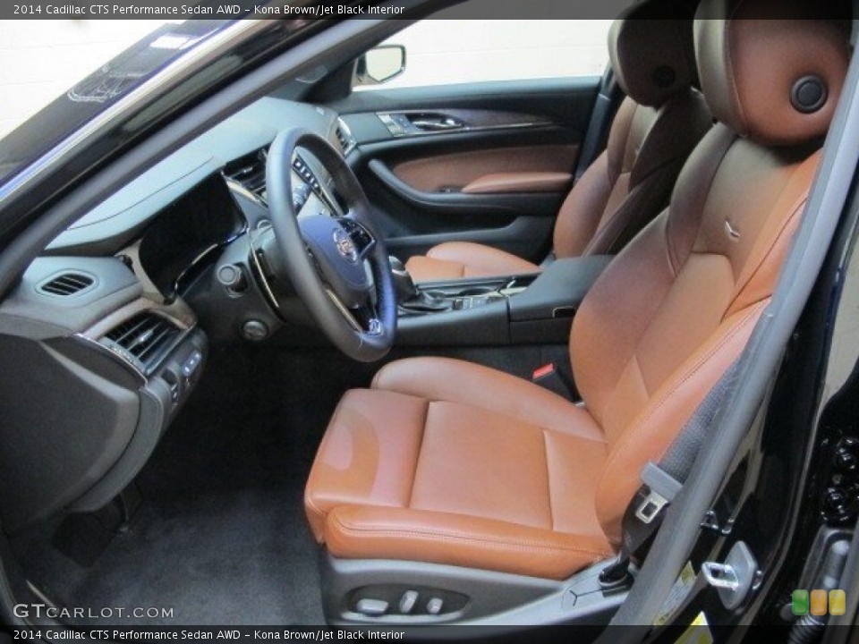 Kona Brown/Jet Black Interior Photo for the 2014 Cadillac CTS Performance Sedan AWD #92971016