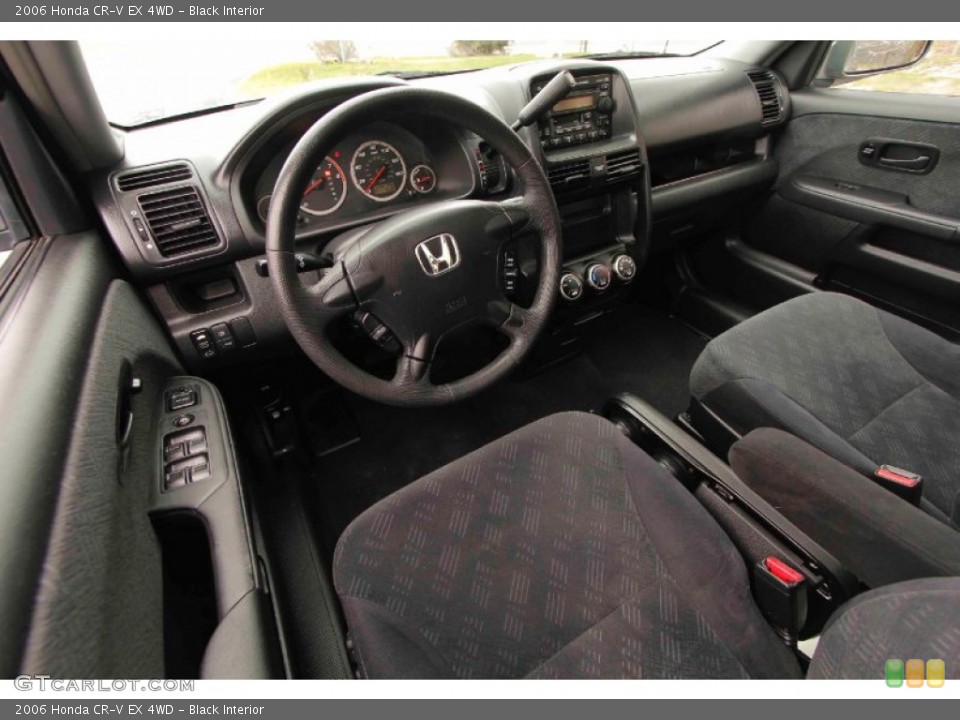 Black Interior Photo for the 2006 Honda CR-V EX 4WD #92974553