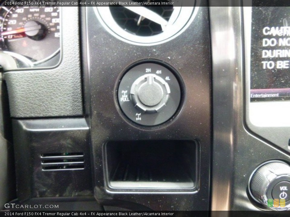 FX Appearance Black Leather/Alcantara Interior Controls for the 2014 Ford F150 FX4 Tremor Regular Cab 4x4 #92977517