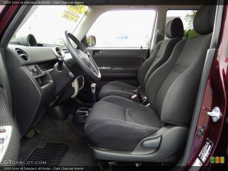 Dark Charcoal Interior Photo for the 2006 Scion xB  #92985197