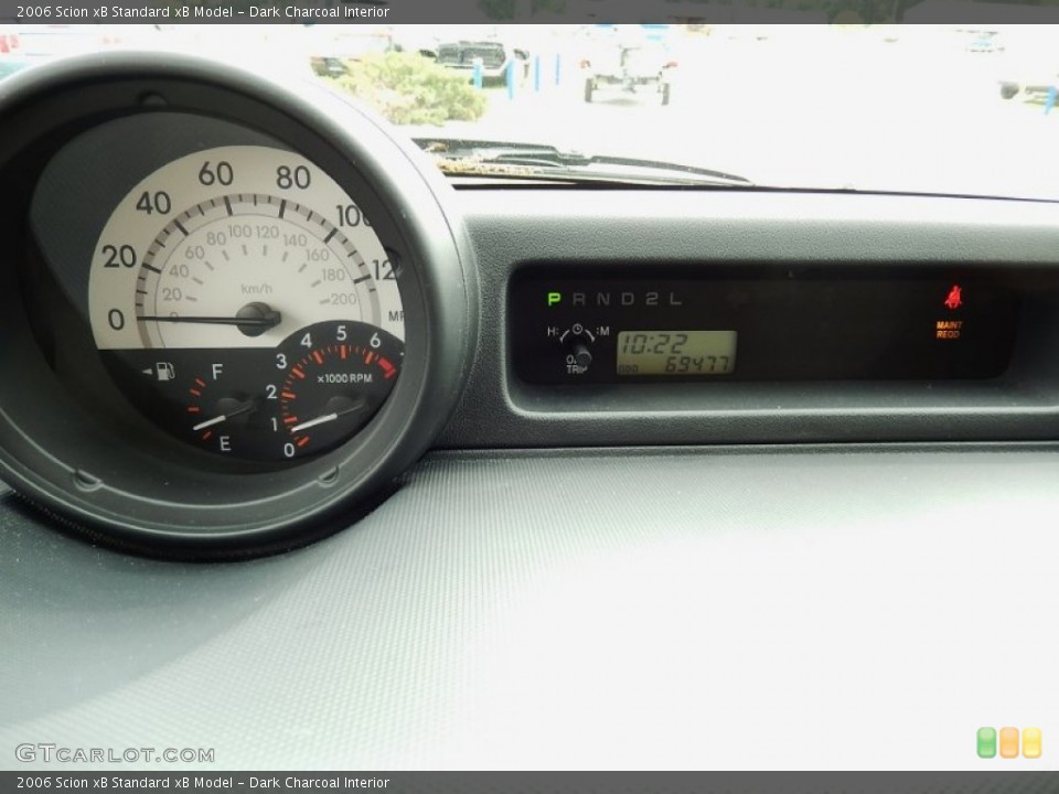 Dark Charcoal Interior Gauges for the 2006 Scion xB  #92985431