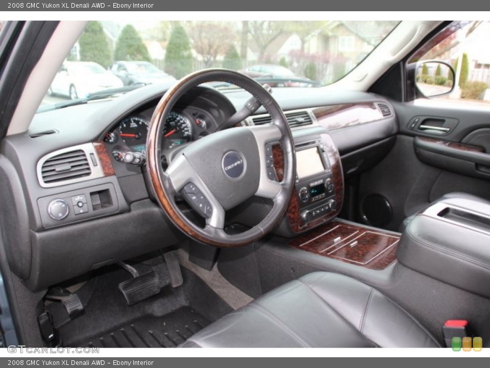 Ebony Interior Photo for the 2008 GMC Yukon XL Denali AWD #92986133