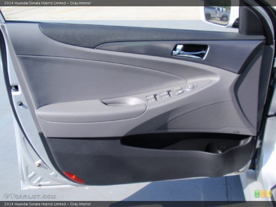 Gray Interior Door Panel for the 2014 Hyundai Sonata Hybrid Limited #92987993