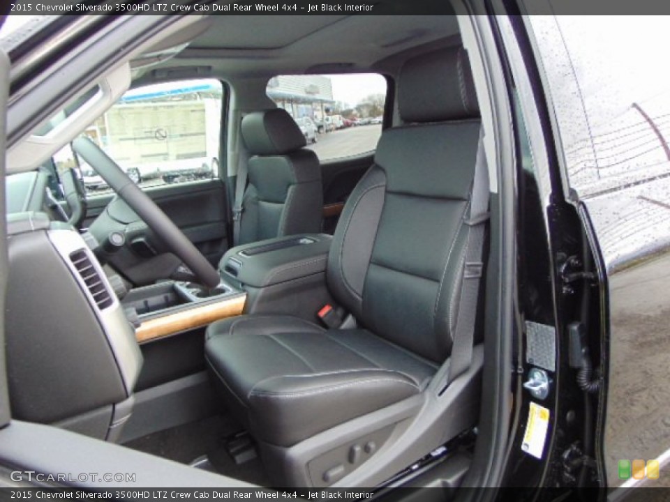 Jet Black Interior Front Seat for the 2015 Chevrolet Silverado 3500HD LTZ Crew Cab Dual Rear Wheel 4x4 #92990492