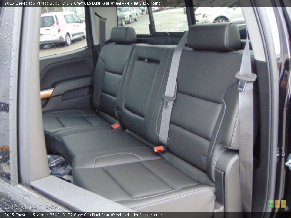 Jet Black Interior Rear Seat for the 2015 Chevrolet Silverado 3500HD LTZ Crew Cab Dual Rear Wheel 4x4 #92990693