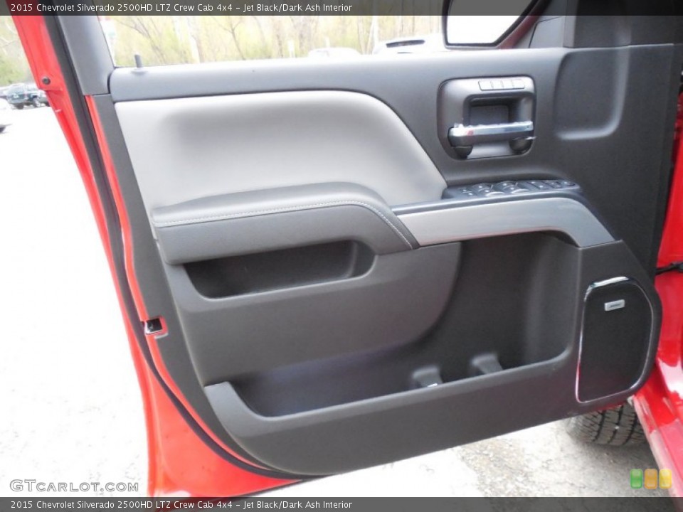 Jet Black/Dark Ash Interior Door Panel for the 2015 Chevrolet Silverado 2500HD LTZ Crew Cab 4x4 #92991981