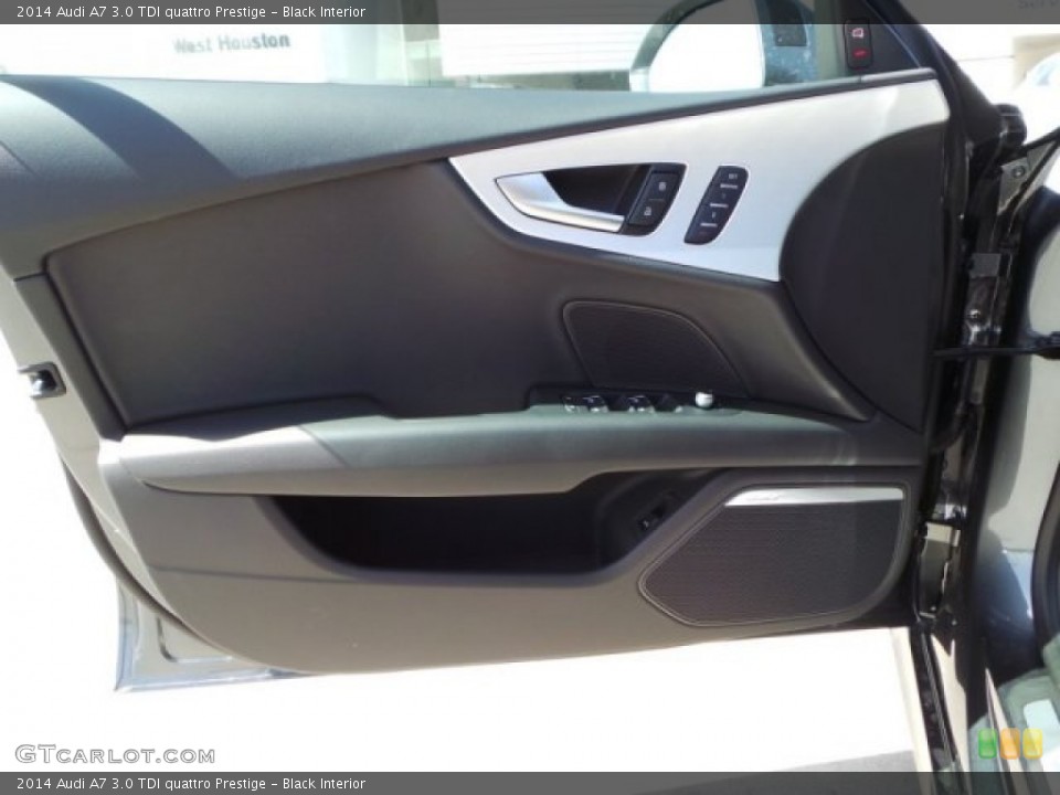 Black Interior Door Panel for the 2014 Audi A7 3.0 TDI quattro Prestige #92998192