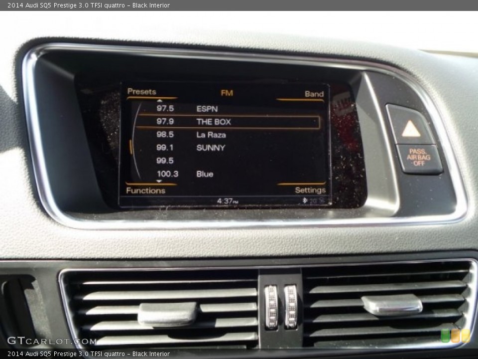 Black Interior Audio System for the 2014 Audi SQ5 Prestige 3.0 TFSI quattro #92999860