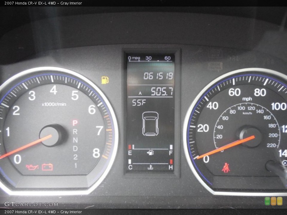 Gray Interior Gauges for the 2007 Honda CR-V EX-L 4WD #93001888