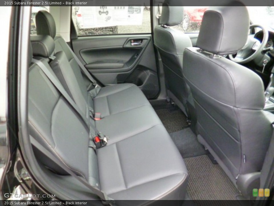 Black Interior Rear Seat for the 2015 Subaru Forester 2.5i Limited #93004129