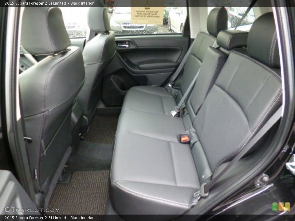 Black Interior Rear Seat for the 2015 Subaru Forester 2.5i Limited #93004147