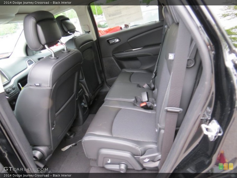 Black Interior Rear Seat for the 2014 Dodge Journey Crossroad #93008913