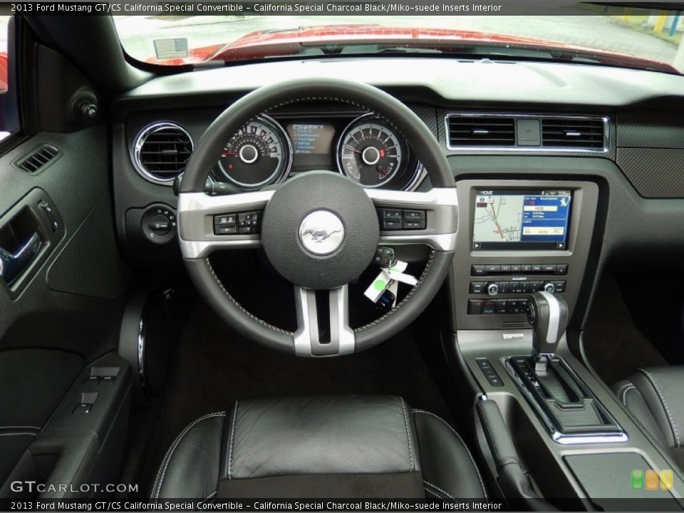 California Special Charcoal Black/Miko-suede Inserts Interior Dashboard for the 2013 Ford Mustang GT/CS California Special Convertible #93014826