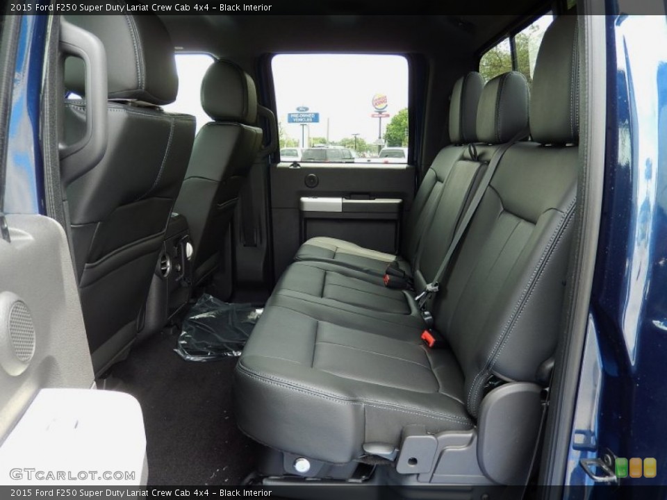 Black Interior Rear Seat for the 2015 Ford F250 Super Duty Lariat Crew Cab 4x4 #93015108