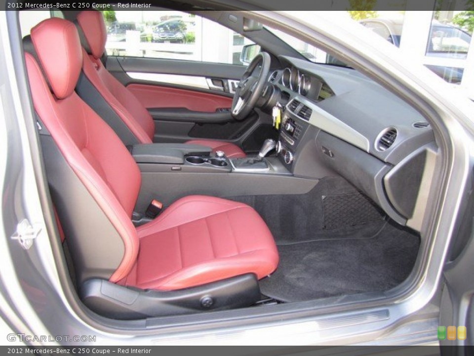 Red Interior Front Seat for the 2012 Mercedes-Benz C 250 Coupe #93021403